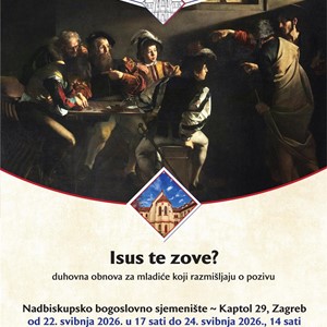 Duhovna obnova za mladiće koji razmišljaju o pozivu "Isus te zove?"